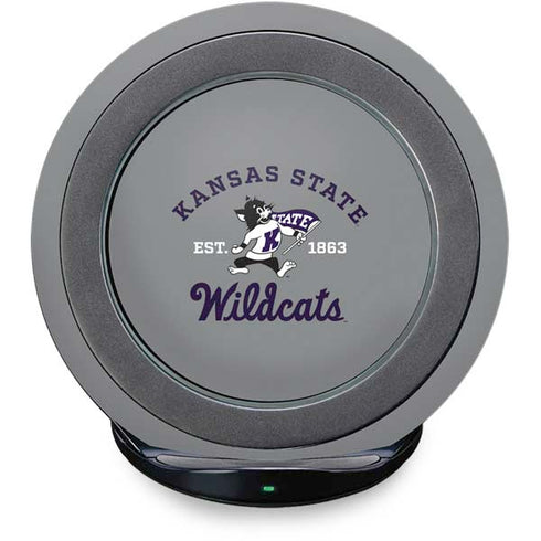 Kansas State University Wildcats Est 1863 Fast Charge Wireless Charging Stand Skin